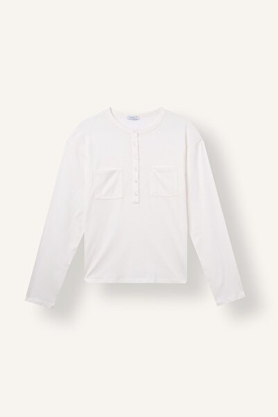DeFacto 100% Cotton Buttoned Double Pocket Oversize Combed Cotton Long Sleeve...
