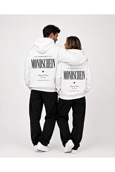 Mondschein Sevgili Kombini 2-pack Unisex Oversize Φούτερ με στάμπα στην πλάτη...