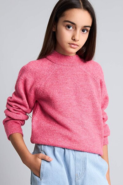 DeFacto Reglan Sleeve Crew Neck Knitwear Basic Sweater Girls H8406A826Au