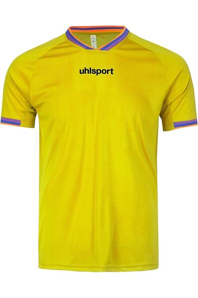 UHLSPORT طقم كرة قدم FS-5031، كبير الحجم، أصفر/أزرق ملكي