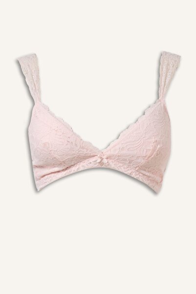 DeFacto Lace Detachable Cap Triangle Bralet Bra I5762Ax26Au