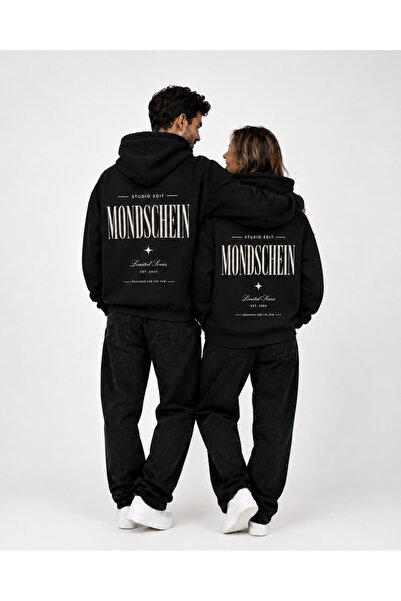 Mondschein Sevgili Kombini 2-pack Unisex Oversize Φούτερ με στάμπα στην πλάτη...