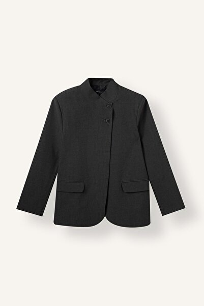 DeFacto Regular Fit Dik Yaka Kapak Cepli Pamuklu Blazer Ceket I3384AX26AU