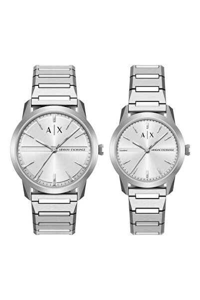 Armani Exchange AX7180SET Erkek Kol Saati ve Kadın Kol Saati