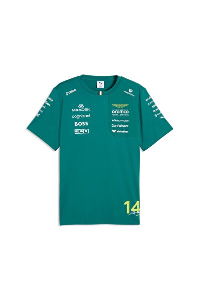 Puma X Aston Martin Aramco F1 ®   Team Replica Alonso Unisex T-Shirt