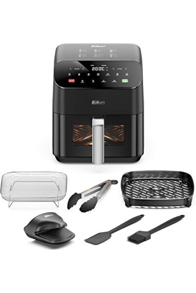 Feller mainz Feller Germany Air Fryer 1600 W, Large 5.5L Cap., Xcyclone-Tech,...