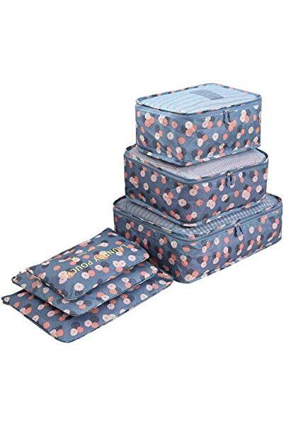 Generic Skidoo Set of 6 Portable Storage Bags for Luggage, Clothes, and Laund...