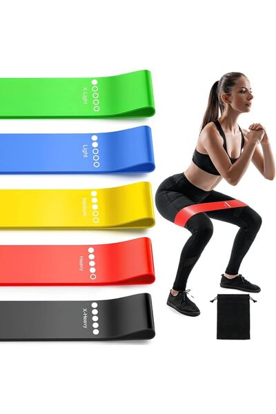 GNAFOTU Resistance Loop Exercise Bands Exercise Bands for Home Fitness, Stret...