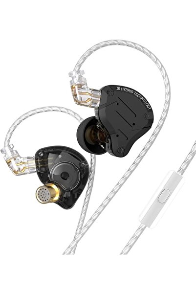GENERAL سماعات أذن KZ ZS10 Pro بخمسة مشغلات صوتية (4BA و1DD)، سماعات داخل الأ...