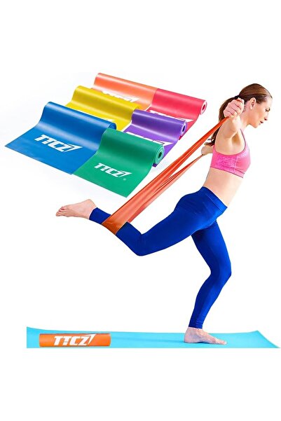 JOYZZZ Resistance Loop Exercise Bands, 5 Level Resistance Set, Elastic Workou...