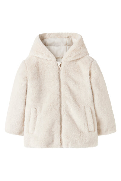 name ıt Bej Kız Çocuk Mont 13241682 NMFMILA JACKET W HOOD PB