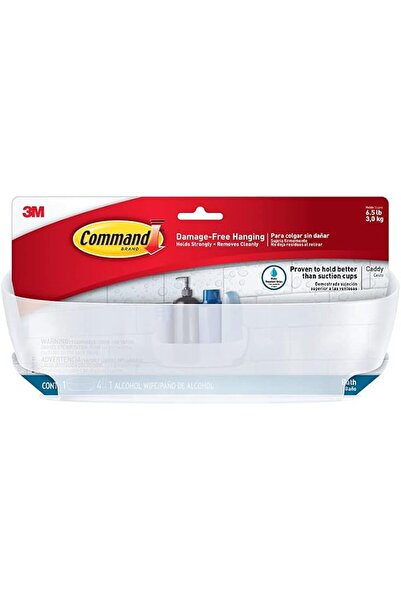 commandos savunma sanayi Command Bath Shower Caddy Clear Frosted| support 3 k...