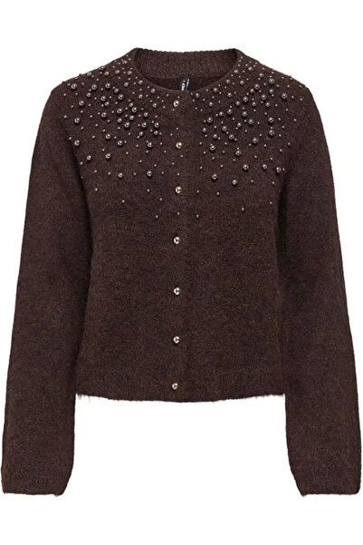 ONLY Onlmıggıe Ls O-Neck Pearl Cardı Knt Noos Women's Sweater 15375519