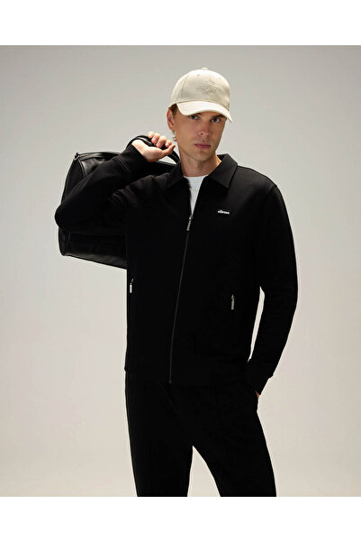 Ellesse Fermuarlı Siyah Erkek Sweatshirt 6WM1009