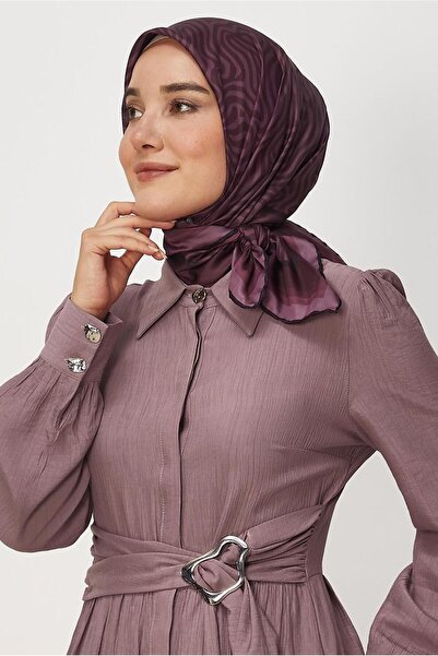 Alvina Eșarfă din twill cu model 8670