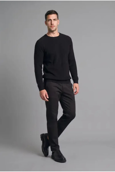 DeFacto Standard Fit Crew Neck Basic Long Sleeve Knitwear Sweater A8458Ax26Au