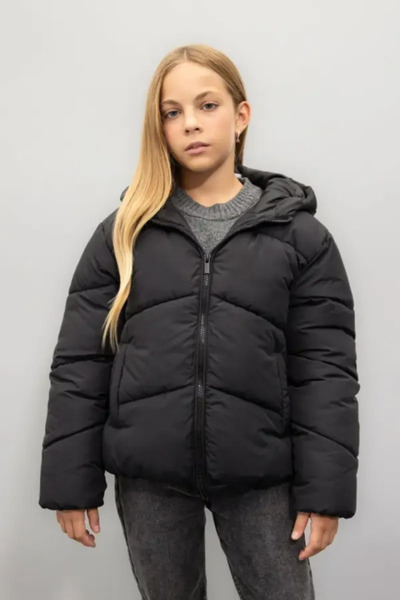 DeFacto Girl's Coat C5389A8/Bk27