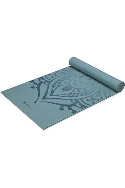 gaiam Yoga Mat - Premium 6mm Print Extra Thick Non Slip Exercise & Fitness Ma...