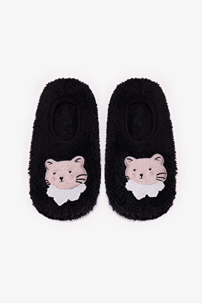 Penti Siyah Midnight Mood Kedi Desenli Çetik