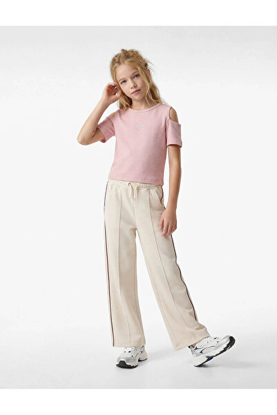 Koton Elastic Waist Cotton Wide Leg Sweatpants