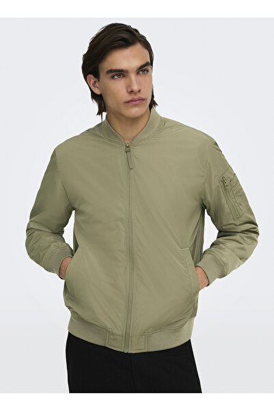 Only & Sons Yeşil Erkek Mont 22023287 ONSJOSHUA BOMBER OTW VD