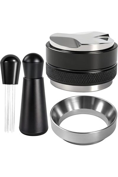 Generic CCJJ-KSA 53mm Wdt Tool Espresso, Coffee Distributor Tooland Tamper Le...