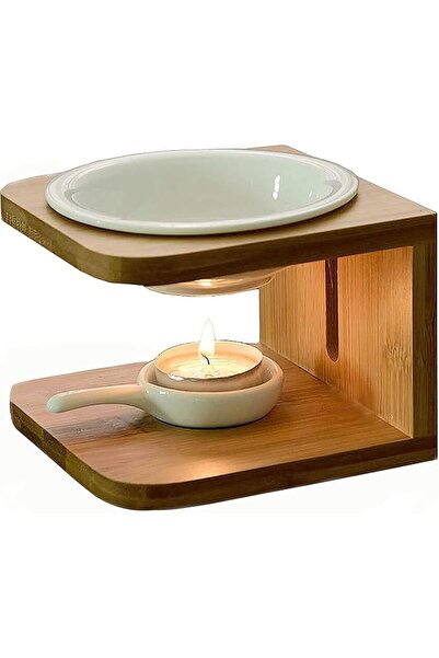 GENERAL 100ML Ceramic Tea Light Holder,Essential Oil Burner Candle Aroma Diff...