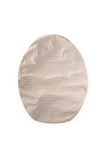 Cigit Muslin Bottom Cover Liquid-Proof 45X70 cm Beige Thick Striped