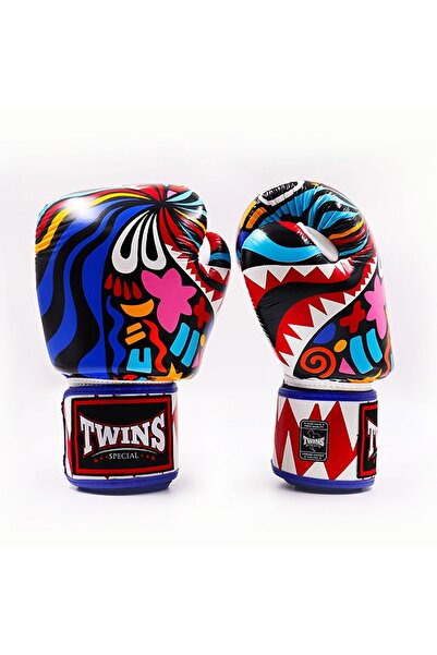 TWINS Fbgvl3-62 Abstract Boxing Gloves Leather Muay Thai Gloves