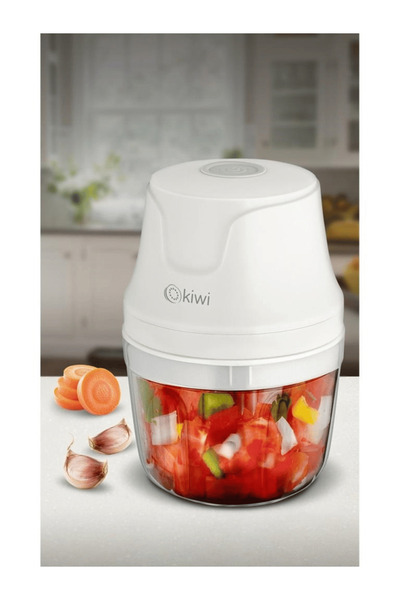 Kiwi KC-8203 Şarjlı Mini Doğrayıcı 3 Bıçaklı 350 ml Kablosuz Rondo