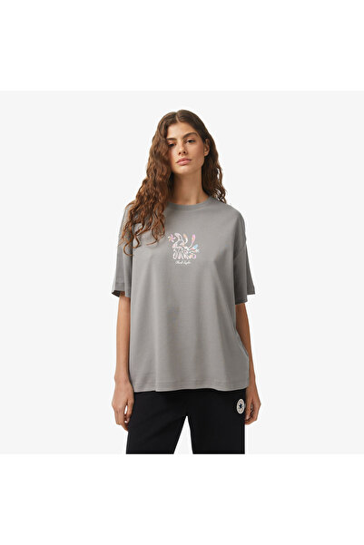 Converse Kadın Gri T-Shirt