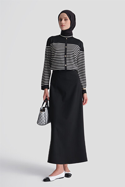 Armine Basic Pencil Skirt Black