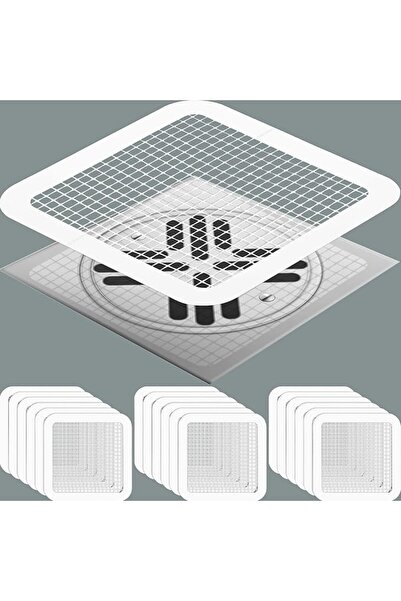 MAKINGTEC Disposable Drain Hair Catcher, 50 Pieces Shower Drain Covers Hair T...