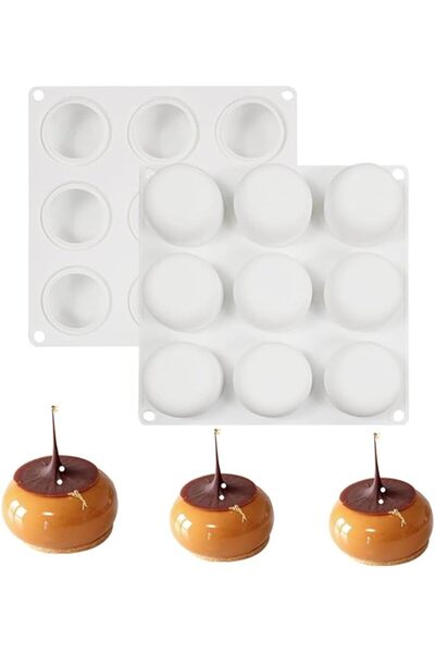 GENERAL mostsom Silicone Chocolate Half Round Mold Medium Semi Sphere Silicon...