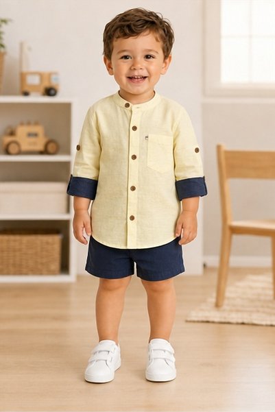 MARCO DONATELI Boys Long Sleeve Shirt