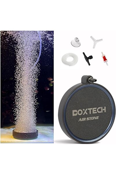 boxtech حجر فقاعات لتهوية حوض السمك فائق الإذابة للأكسجين من بوكستيك (حجم صغي...