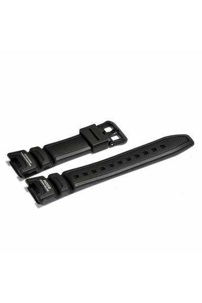 Casio Γνήσιο Λουράκι Καουτσούκ Μαύρο 16mm SGW-100-1V