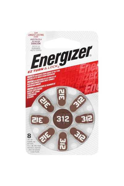 Energizer Μπαταρίες ακουστικών βαρηκοΐας 312 1.4V 8 τεμάχια