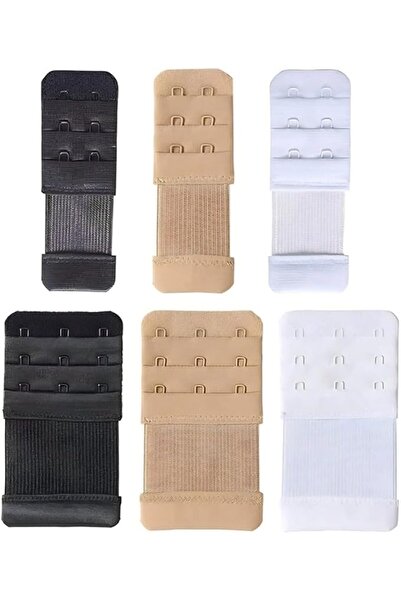 GENERAL 6PCS Bra Extenders for Women – 2 Hook & 3 Hook Extension Set in Black...