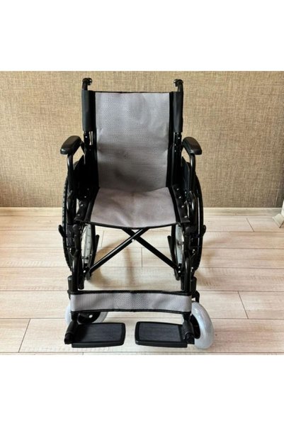 BEMOR DUMAN MEDİKAL REFAKATÇİ FRENLİ ÖN TEKERLER KALIN KATLANABİLİR TEKERLEKLİ SANDALYE SİYAH VE MAVİ RENK BELİRTİNİZ