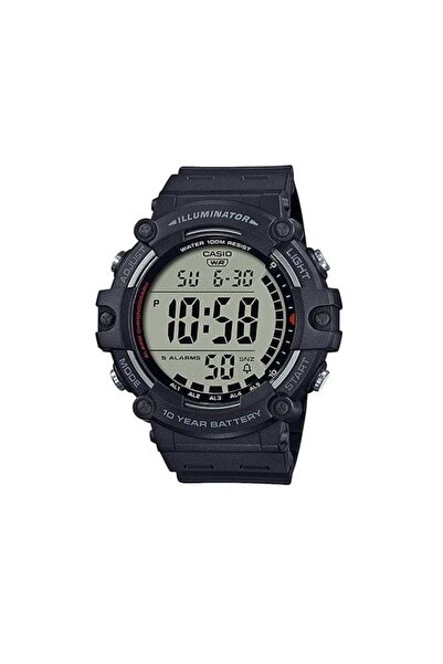 Casio Βασική έκδοση με Μαύρο Λουράκι AE-1500WH-1AVEF