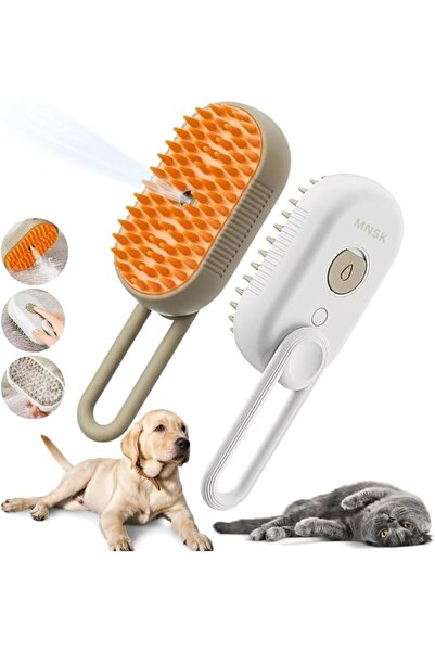 ALMEKAQUZ Cat Steam Brush, Cloud Care Cat Brush, Steamy Pet Brush, Steaming H...