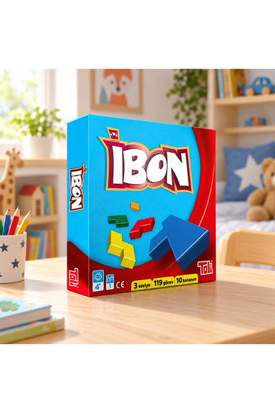 iBon Ahşap Şekil Zeka Oyunu