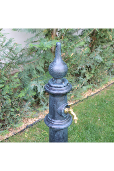 Kala Garden Cișmea de grădină aluminiu Flora, gri