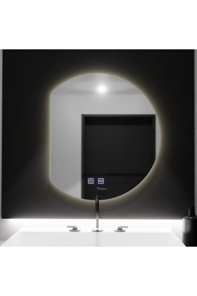 Flippy Oglinda LED Semiluna 54x60, Arcana Touch, Sistem Dezaburire, Dimabila