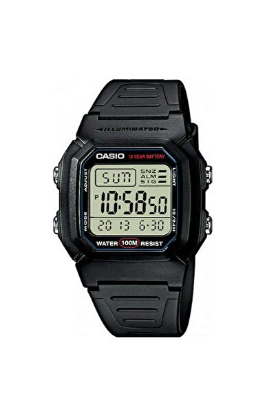 Casio Ψηφιακό Ρολόι Μαύρο Λουράκι W-800H-1AVES