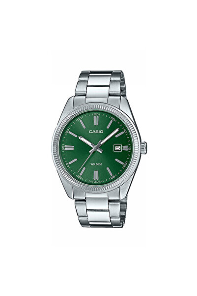 Casio Ρολόι με πράσινο καντράν MTP-1302PD-3AVEF