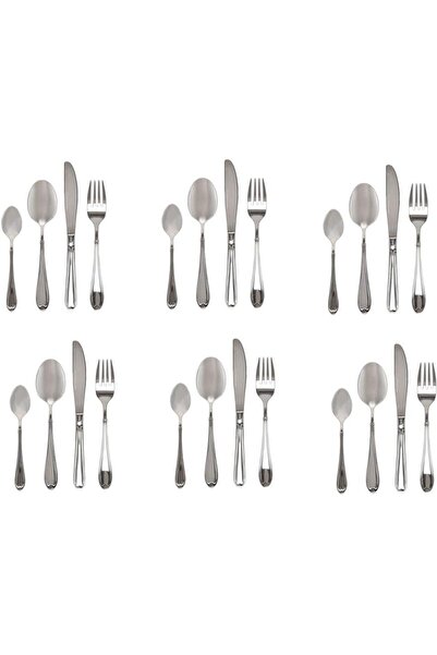Winsor 24-Piece Stainless Steel Cutlery Set With Stand Wr4000-24Pr
