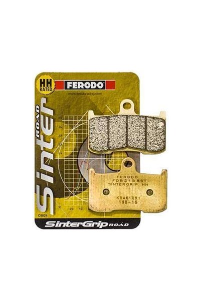 FERODO Μπροστινά μεταλλικά τακάκια φρένων Sintergrip για μοτοσικλέτα Triumph ...
