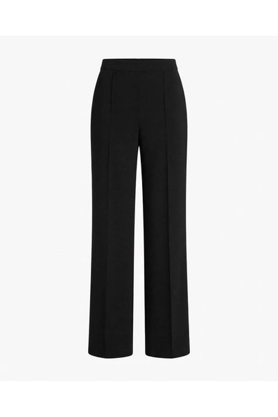 Bade Butik Black Piped Palazzo Pants